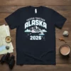 Cruisin Together Alaska 2026 t-shirt design featuring a cruise ship, mountains, orcas, and a polar bear