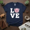 Pig Love stylish graphic design printed on comfortable cotton t-shirt