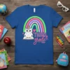 Third grade owl rainbow t-shirt stylish graphic design printed on comfortable cotton t-shirt