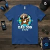 Dab Dog Dab T-Shirt featuring a brown dog dabbing with sunglasses and a cap, text DAB DOG DAB below