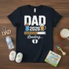 Dad 2026 Loading... t-shirt design with baby bottle, beer mug, and progress bar graphic