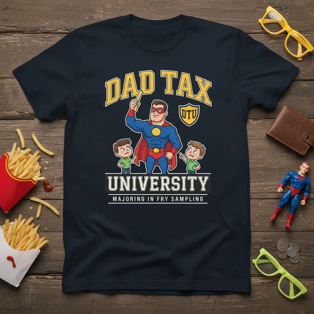 Dad Tax University Majoring in Fry Sampling T-Shirt