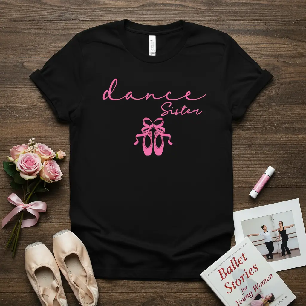 Dance Sister Ballet T-Shirt Gift for Dancers