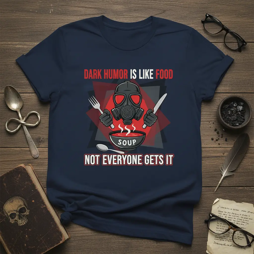 Dark Humor Is Like Food Soup Not Everyone Gets It Tee