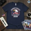 Darren Bailey for Governor 2026 campaign t-shirt design featuring an eagle and American flag graphic