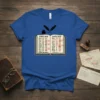 DATE DUE book library stamps creative graphic design printed on comfortable cotton t-shirt