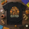 Day of the Dead t-shirt with jaguar graphic and "Celebrate The Journey" text in vibrant colors