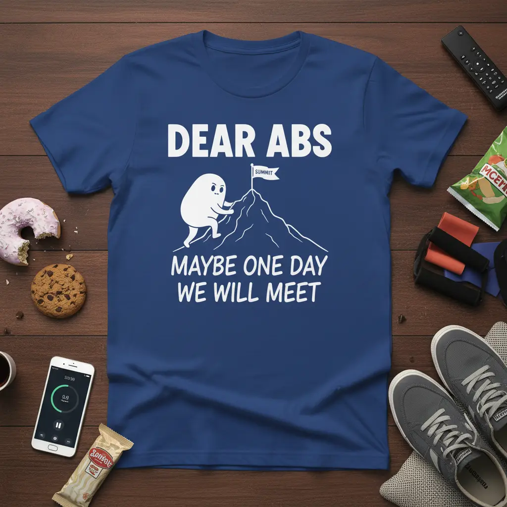 Dear Abs Maybe One Day We Will Meet Funny Gym T-Shirt