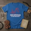 Dein Hufschlag Ist Mein Herschlag German horse quote t-shirt with red heartbeat line and horse graphic
