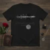 Black t-shirt with "Delicate but deadly" quote, gothic roses, and a dagger design