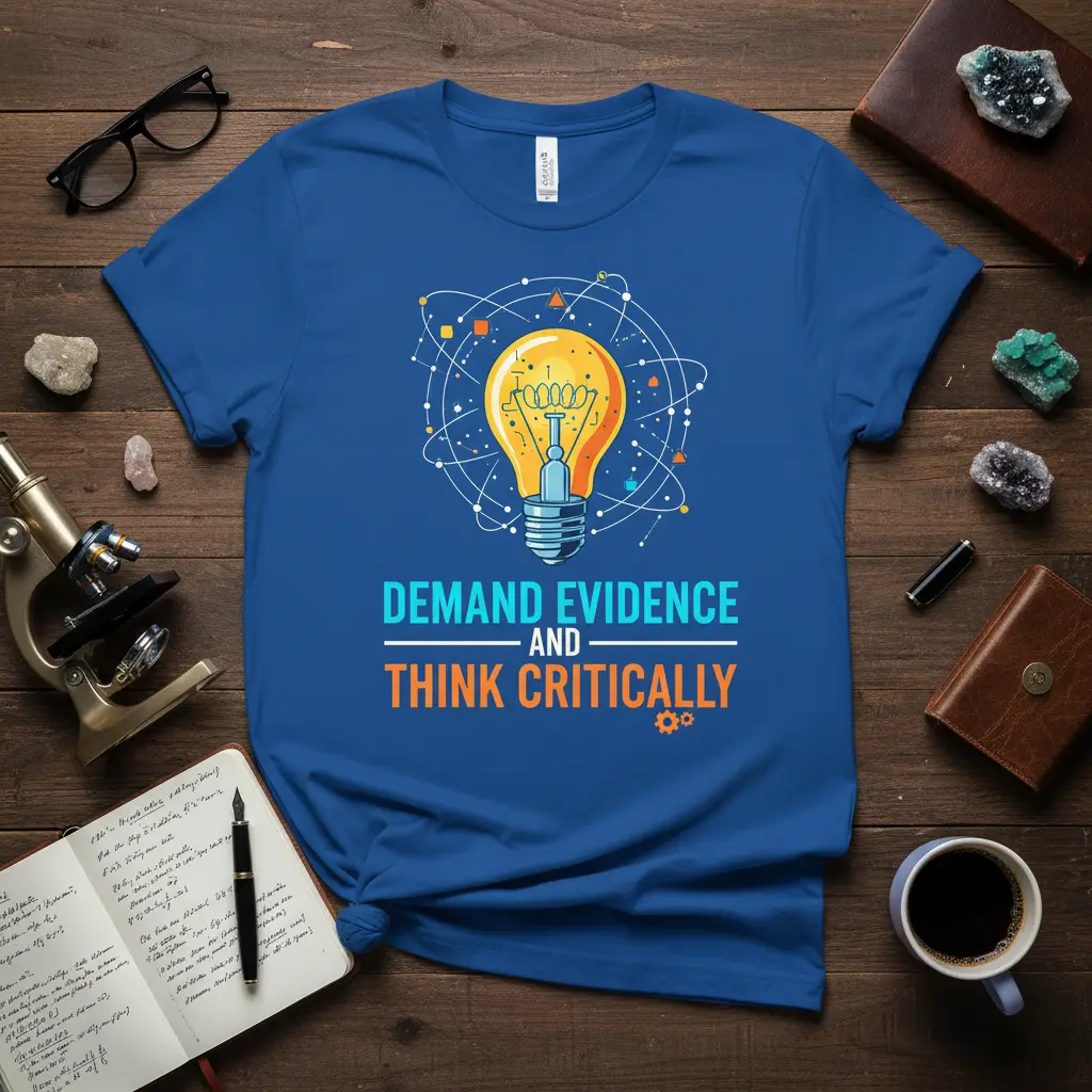 Demand Evidence and Think Critically Science T-Shirt