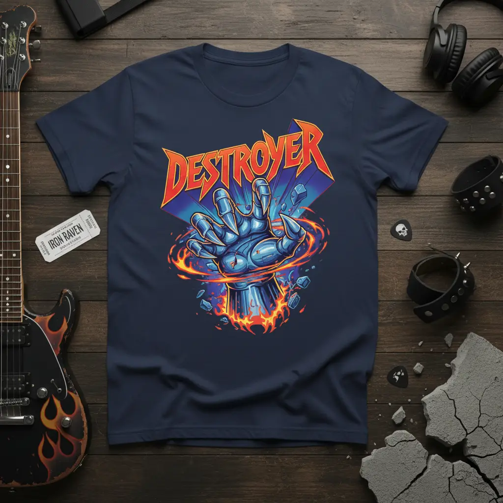 Destroyer Heavy Metal Band T-Shirt Rock Music Apparel