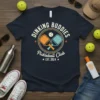 Dinking Buddies Pickleball Club T-Shirt featuring vintage-style pickleball paddles and a ball graphic with EST. 2024 text
