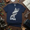 DNA T-Shirt bold graphic design printed on comfortable cotton t-shirt