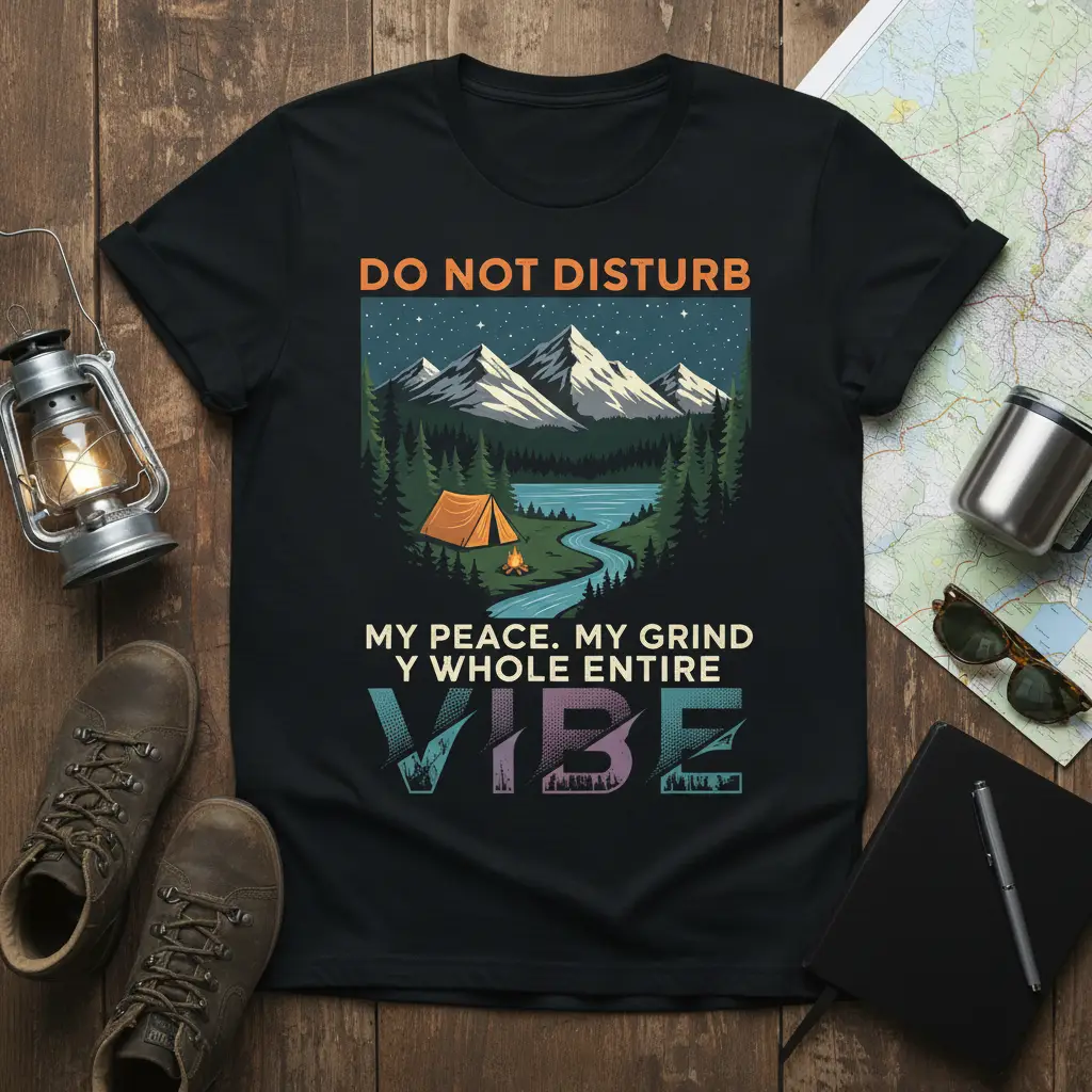 Do Not Disturb My Peace My Grind Entire Vibe T-Shirt