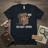 DO NOT OPEN CAN OF WORMS eye-catching graphic design printed on comfortable cotton t-shirt