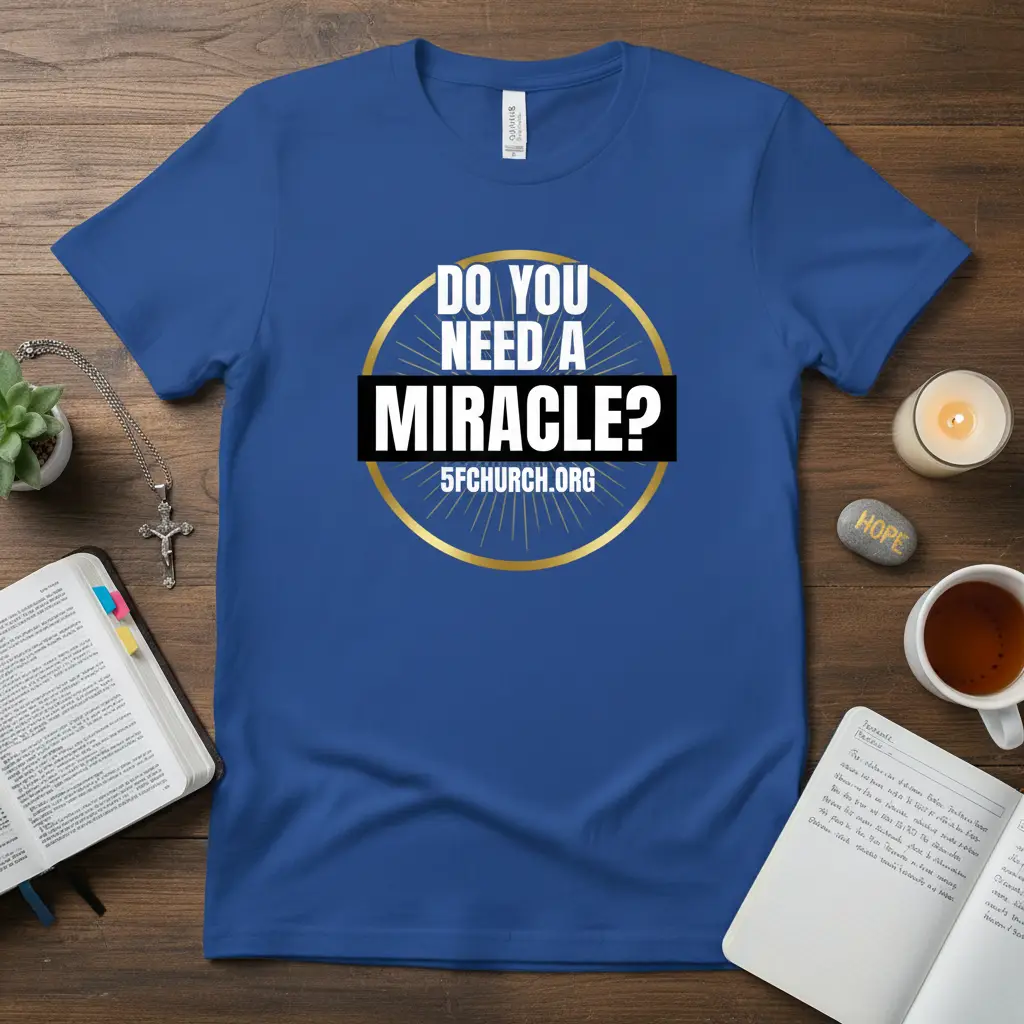 Do You Need a Miracle? Christian Faith T-Shirt Gift