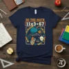 DO THE MATH 11x3+67 equation t-shirt with brain, calculator, and gear graphics