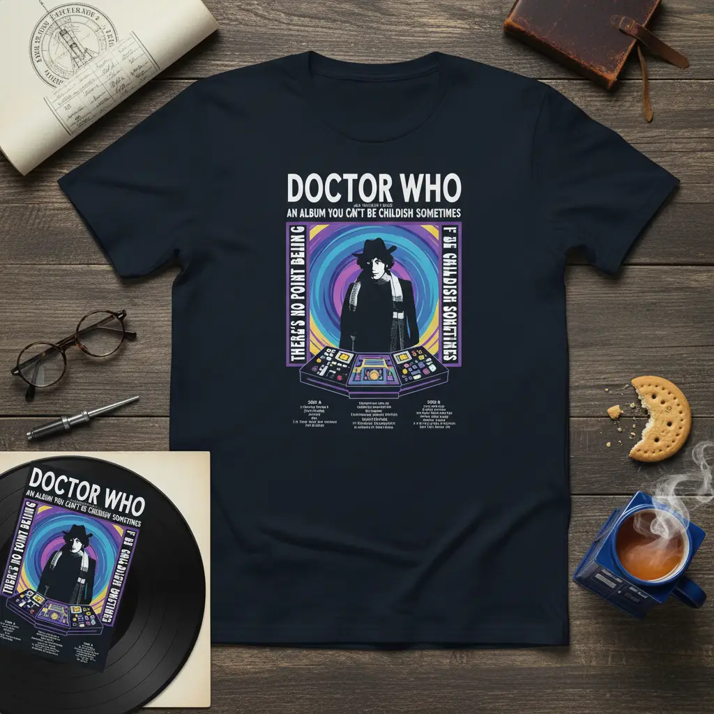 Doctor Who an Album You Can’t Be Childish Sometimes T-Shirt