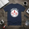 DON'T BE A d³x dx dt³ detailed graphic design printed on comfortable cotton t-shirt