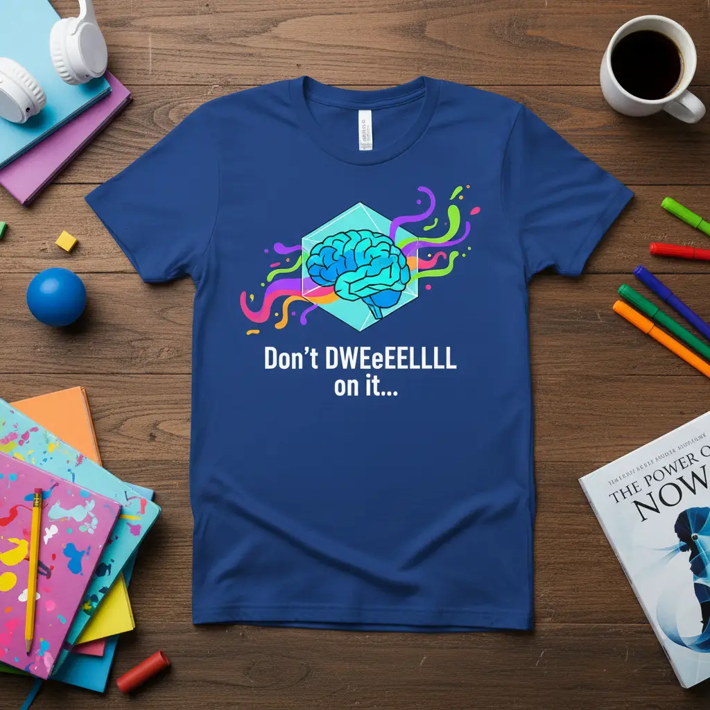 Don’t Dweeeeellll on It… Brain T-Shirt Smart Gift