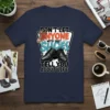 T-shirt with the quote "DON'T LET ANYONE WITH UGLY SHOES TELL YOU ABOUT LIFE" featuring stylish dress shoes and a