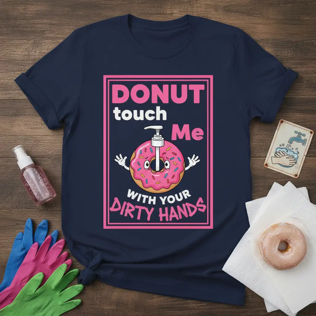 Donut Touch Me With Your Dirty Hands Funny T-Shirt