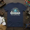 Doodad Master of Miscelany octopus t-shirt design with tools and funny quote