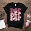 DSP Life Stethoscope Heart unique graphic design printed on comfortable cotton t-shirt