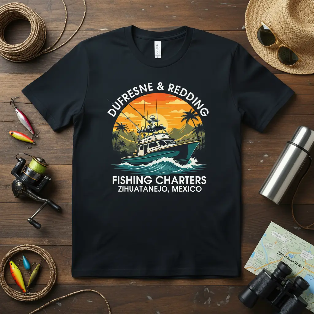 Dufresne & Redding Fishing Charters Zihuatanejo T-Shirt