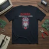 DUMBO TRONICS INC. logo t-shirt featuring a robotic owl with circuit board details and red, white, and blue accents