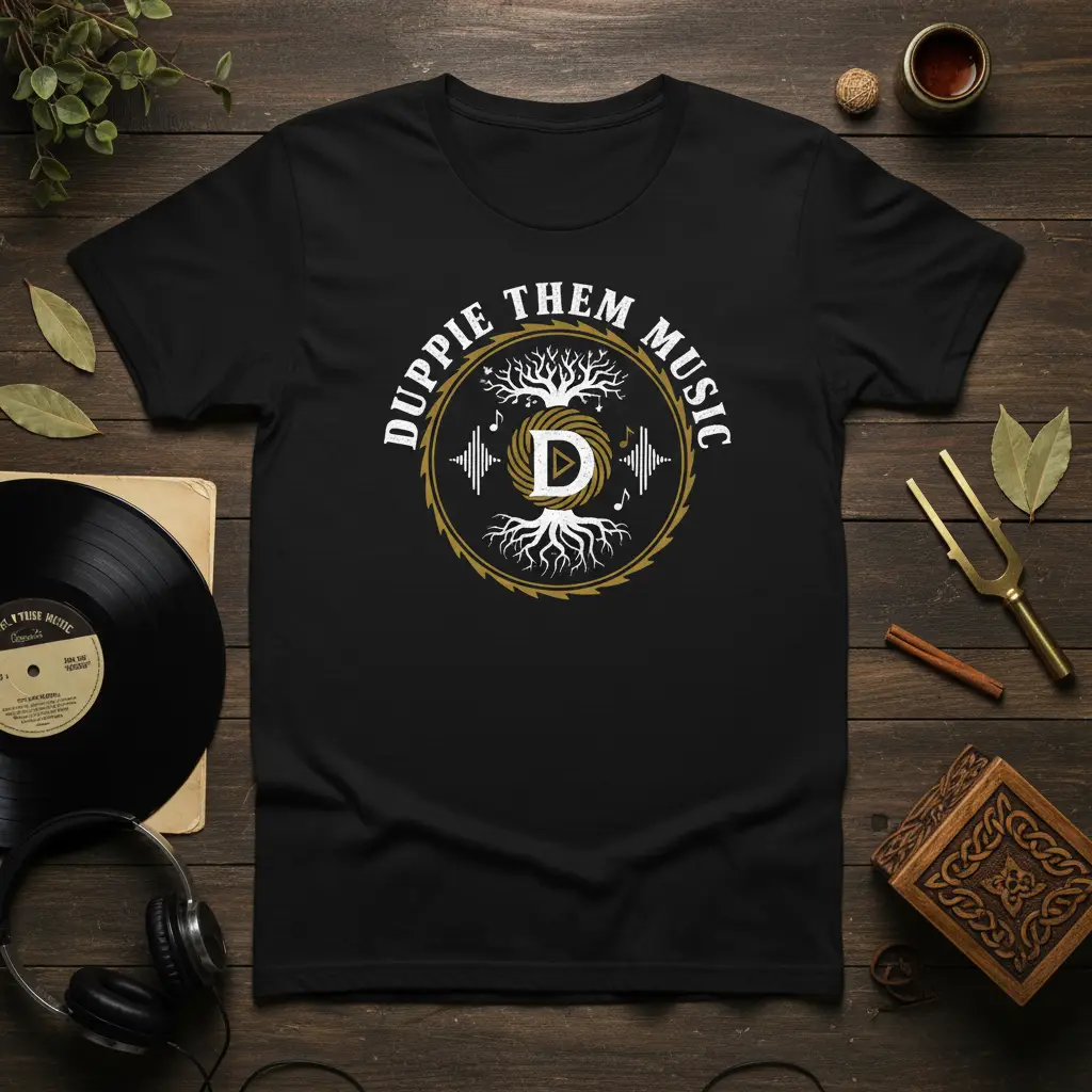 Duppie Them Music Tee Unique Gift for Music Lovers