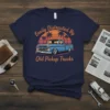 Easily Distracted By Old Pickup Trucks vintage truck graphic tee design