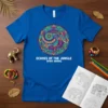 Echoes of the Jungle Spirit Animal T-Shirt with a colorful mandala elephant graphic and text