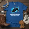 EIGHT SECONDS OF GLORY THE LONGEST RIDE bull riding t-shirt with cowboy on a bucking bull