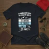 T-shirt with German text "Es kann nur einen heiligen Ort geben" listing St. Anton, St. Tropez, and St. Pauli with