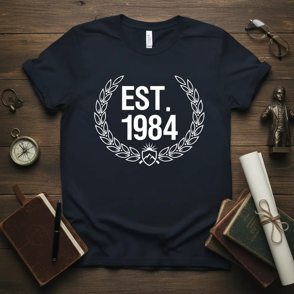 Est. 1984 Birthday T-Shirt Vintage 40th Celebration Gift