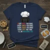 Black Labrador in chef hat with text "EVERY MEAL YOU BAKE EVERY SNACK YOU MAKE EVERY BITE YOU TAKE I'LL