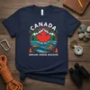 Explore Dream Discover Canada stylish graphic design printed on comfortable cotton t-shirt