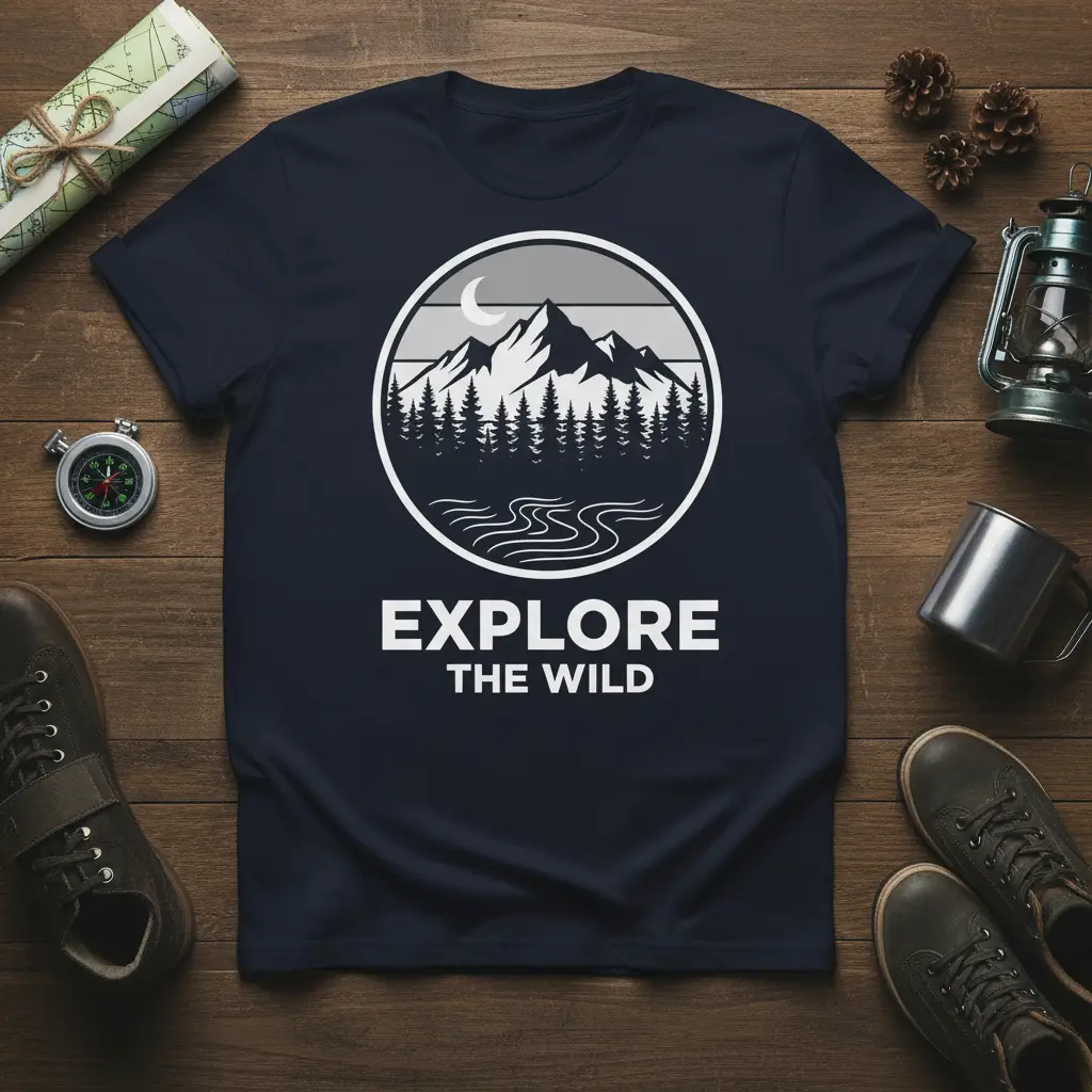 Explore the Wild Mountain Graphic Tee for Adventurers