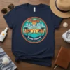 Family Vacation 2026 Puerto Vallarta Making Memories Together t-shirt design with tropical sunset, palm trees, and sunglasses