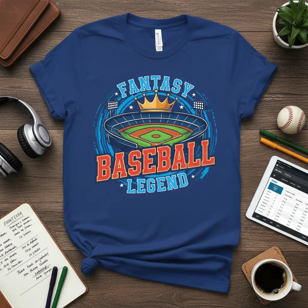 Fantasy Baseball Legend T-Shirt | Baseball Fan Gift