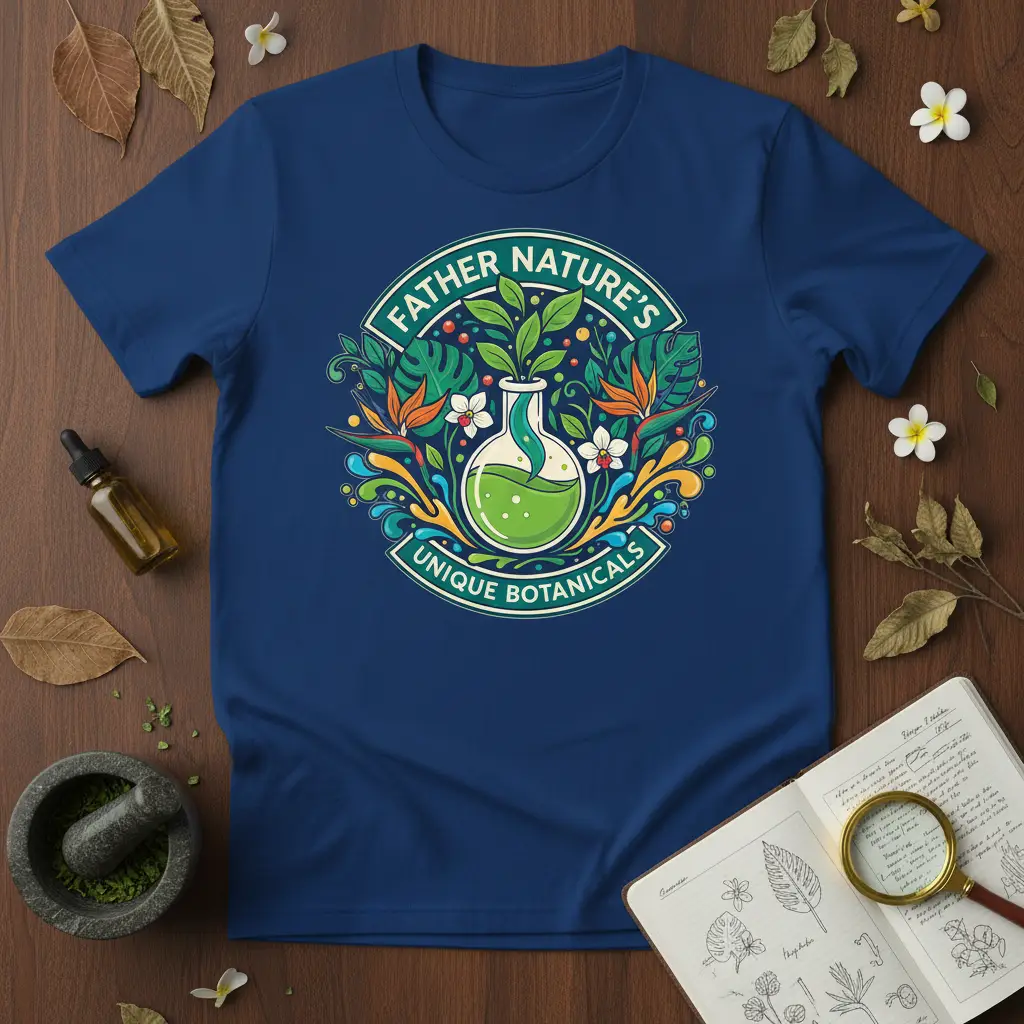 Father Nature’s Unique Botanicals T-Shirt Plant Science Lover Gift