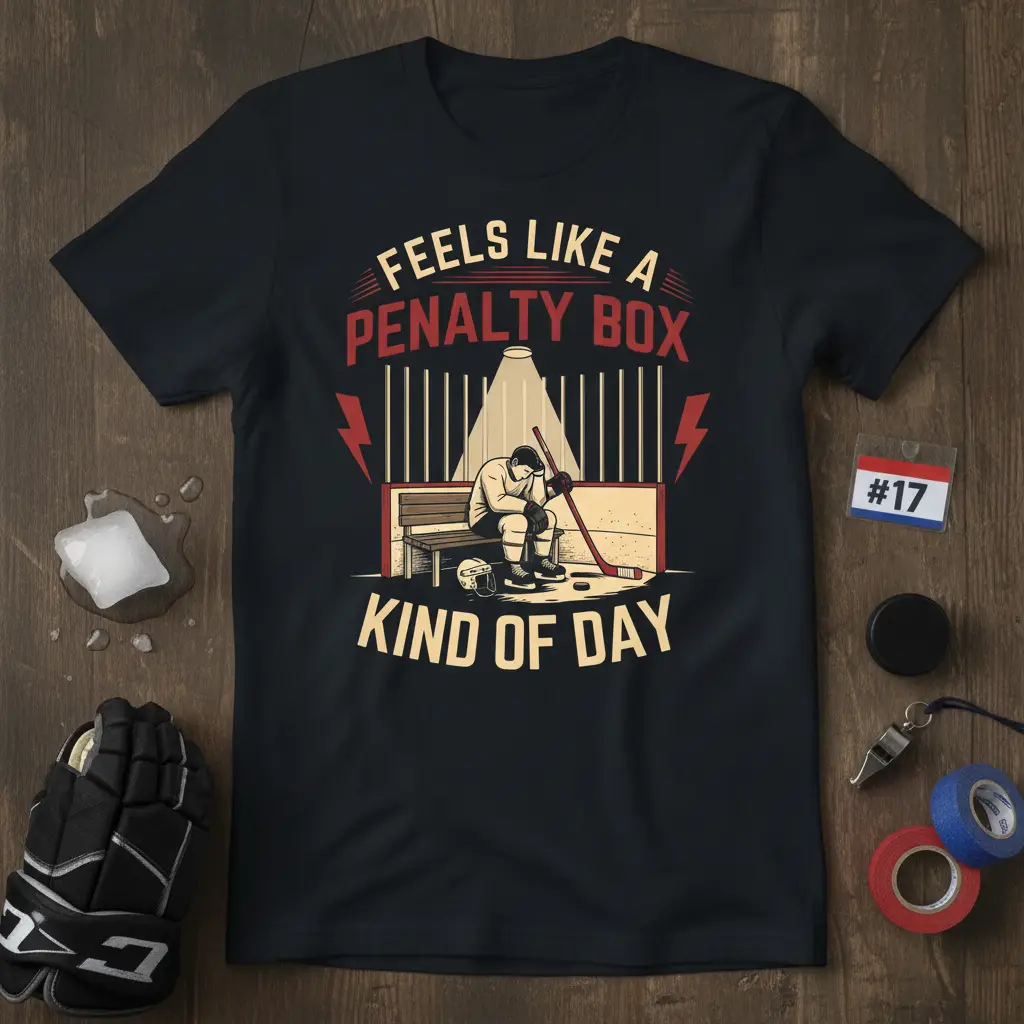 Feels Like a Penalty Box Kind of Day Hockey T-Shirt