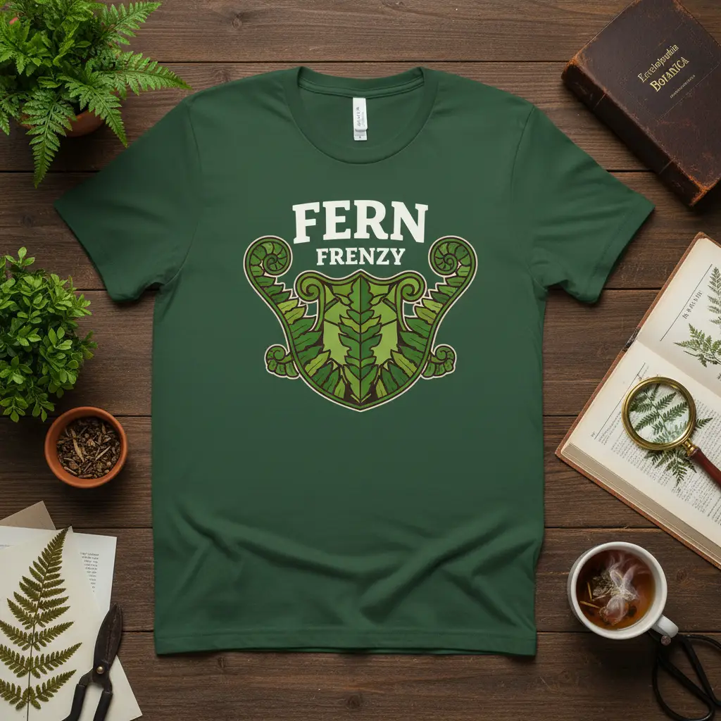 Fern Frenzy T-Shirt for Plant Lovers & Gardeners