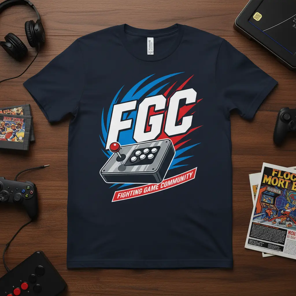 Fgc Fighting Game Community T-Shirt Gamer Gift for Esports Fans