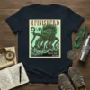 Finisher Miskatonic County Marathon t-shirt design featuring a green octopus and city skyline graphic