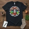 Focus on the Good So You Don't Get Moody cow t-shirt with rainbow and succulent graphic