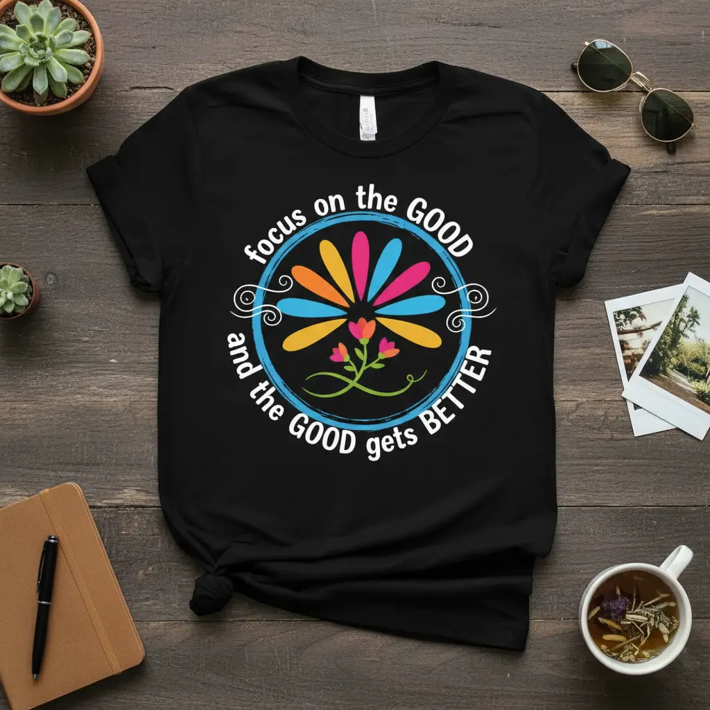 Focus on the Good and the Good Gets Better Quote Tee