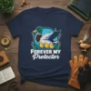 FOREVER MY Protector T-Shirt design with a mallard duck and three ducklings in a circular graphic